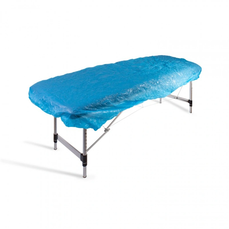 Waterproof Anti Oil Plastic Elasticated Black Massage Table Tattoo Bed Sheet Covers