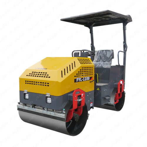 2.5ton asphalt pavement road roller Small double drum road roller for sale