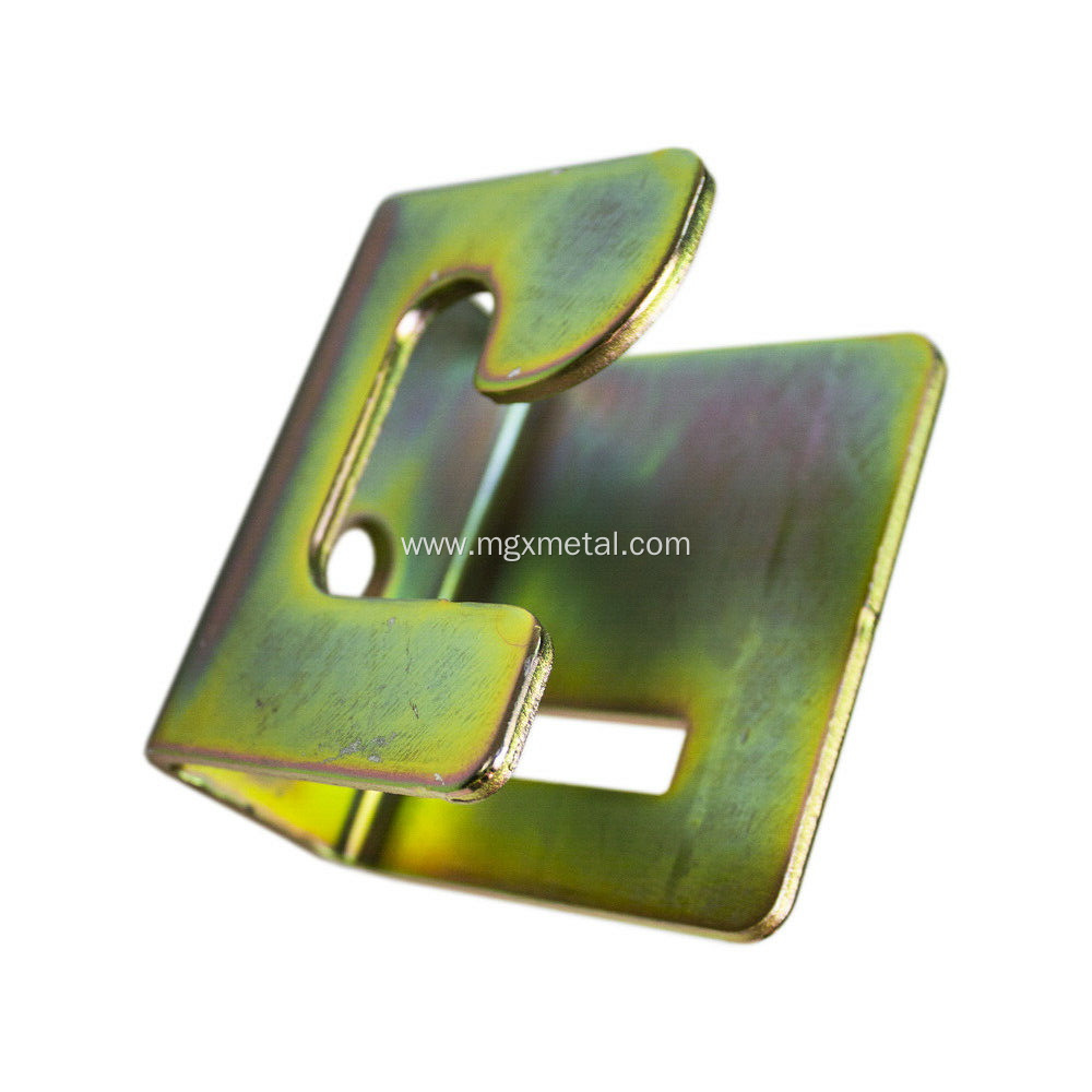 Steel Zinc Plated Yellow Left Hand Hanger Bracket