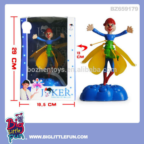 Induction toy flying toy clown