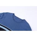 Men's Knitted Multi-Color Striped Crew-neck Pullover