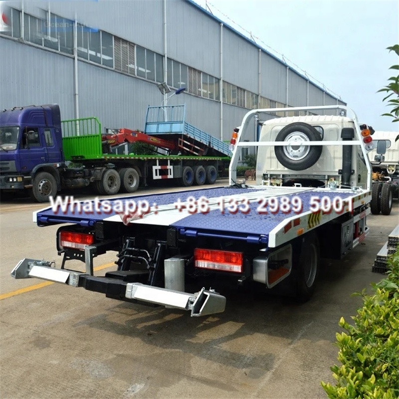 Dongfeng 3000 Kg Loading Capacity Wrecker Tow Car Carrier Truck Road Recovery Truck Price In