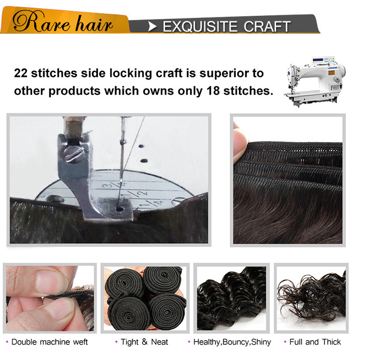 Wholesale Brazilian Hair Vendors Human Hair Weave Cuticle Aligned Hair Extensions With Lace Closure