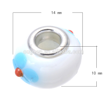 charms DIY jewelry fit snake chain handmade silver glass murano beads