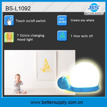 Led bulb and led night light with by simple touch