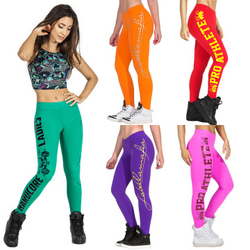 2016 Spring-Autumn Printed Yoga Leggings For Women Fashion Work Out Sport Leggings Fitness Gym Stretch Leggings