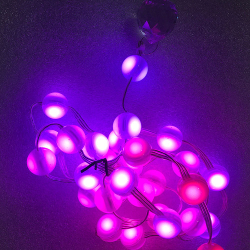 DC12V DVI RGB LED PIXEL Ball String Light