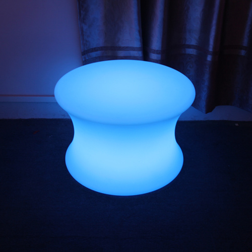 Modern Plastic Material Led Round Center Table