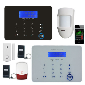 SMS alarming wireless remote control personal security home alarm systems