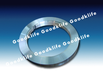 Upper and lower rotating circular knives