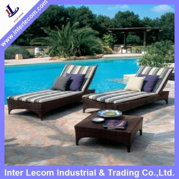 Rattan Swimming Pool Chaise Longue