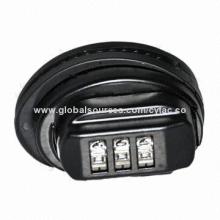 Combo Code Gun Trigger Lock with Zinc-alloy Body and Rubber