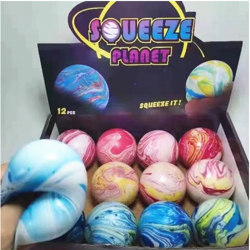 Weiches lustiges Squeeze -Spielzeug gedruckt 9 Planet