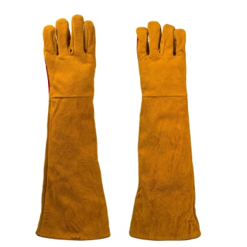 Top Quality Cow Split Leather Welding Work Gloves - Heat Resistant Gloves for Men