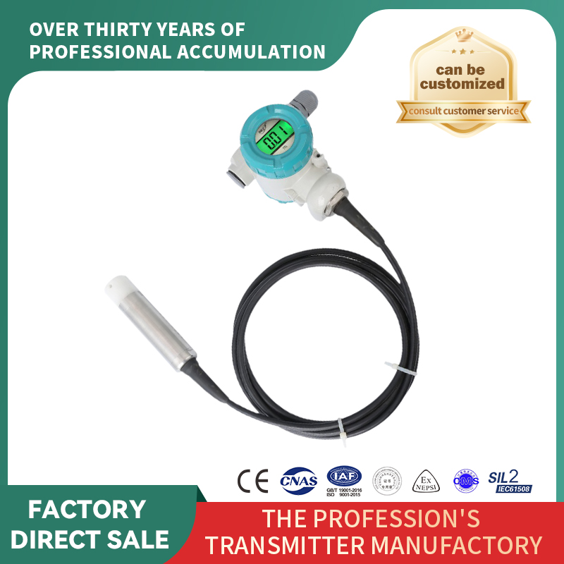 Senzor de nivel de apă submersibil cu afișaj