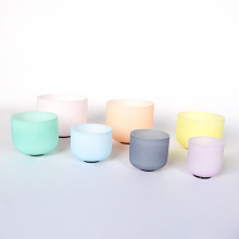 Q're Jelly Series Chakra Crystal Singing Bowl Set