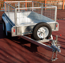 Cage Trailer Box Trailer 8x5 Tandem Axle