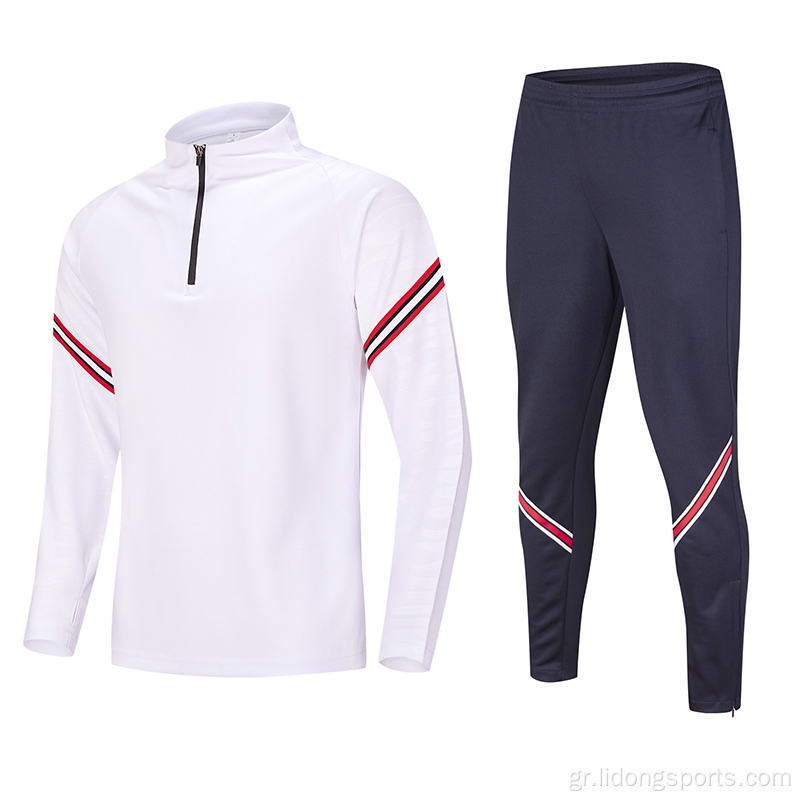 Υψηλής ποιότητας Half Half Zipper Team Training Training Tracksuit