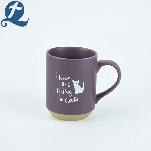 Nuova tazza in ceramica stampata viola personalizzata personalizzata popolare