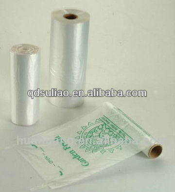 Hdpe Plastic Flat Food Bags On Roll