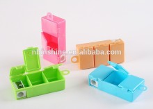 Professional factory supply box shape single hole pencil sharpener , stationery pencil sharpener