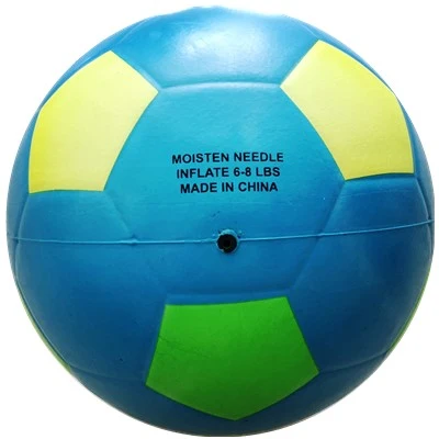 Smooth Surface Rubber Soccer Ball with Blue Color