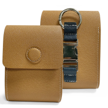 PU Leather Golf Ball Bag: Lightweight Rangefinder Storage Pouch