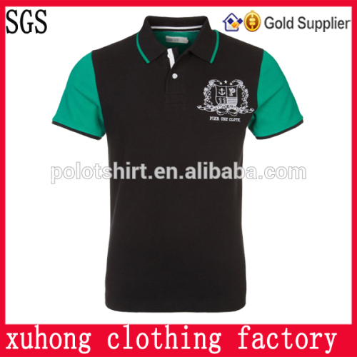 Single Jersey Design Embroidery Men's Polo Shirt With Custom Label