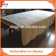 Real Mink Fur Throw
