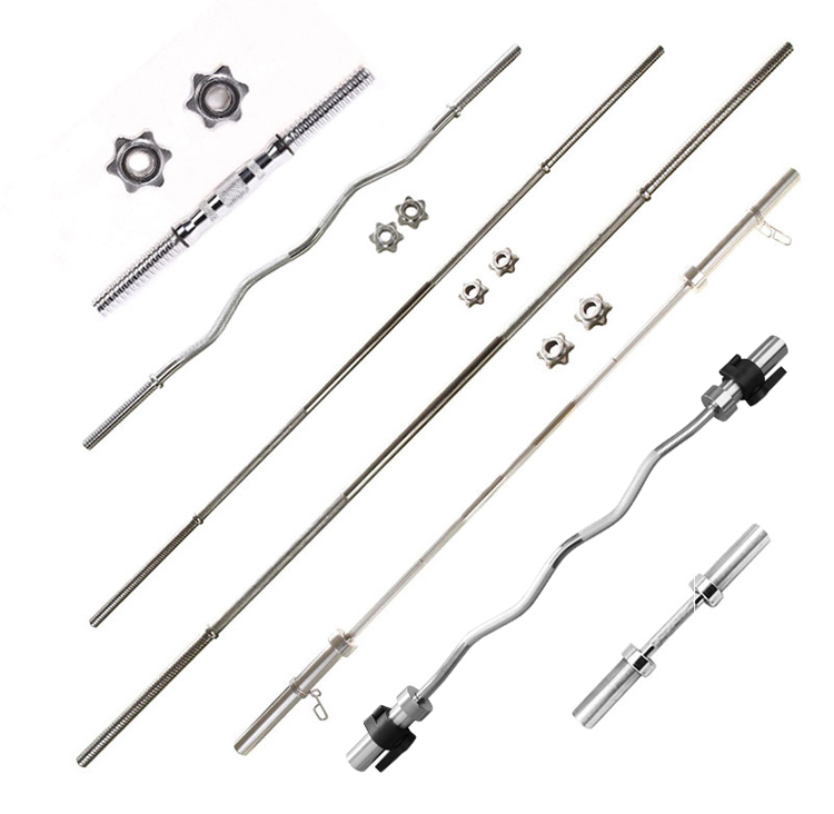 Fitness Body Building Equipment Weight Lifting Standard Barbell Bar And Plate Bilanciere Barbell Bar