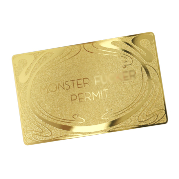 Custom VIP Metal Business Cards: Brass, Gold, and Stainless Steel Prints