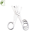 Stainless Steel Sliver Eyebrow Nose Hair Beauty Scissors
