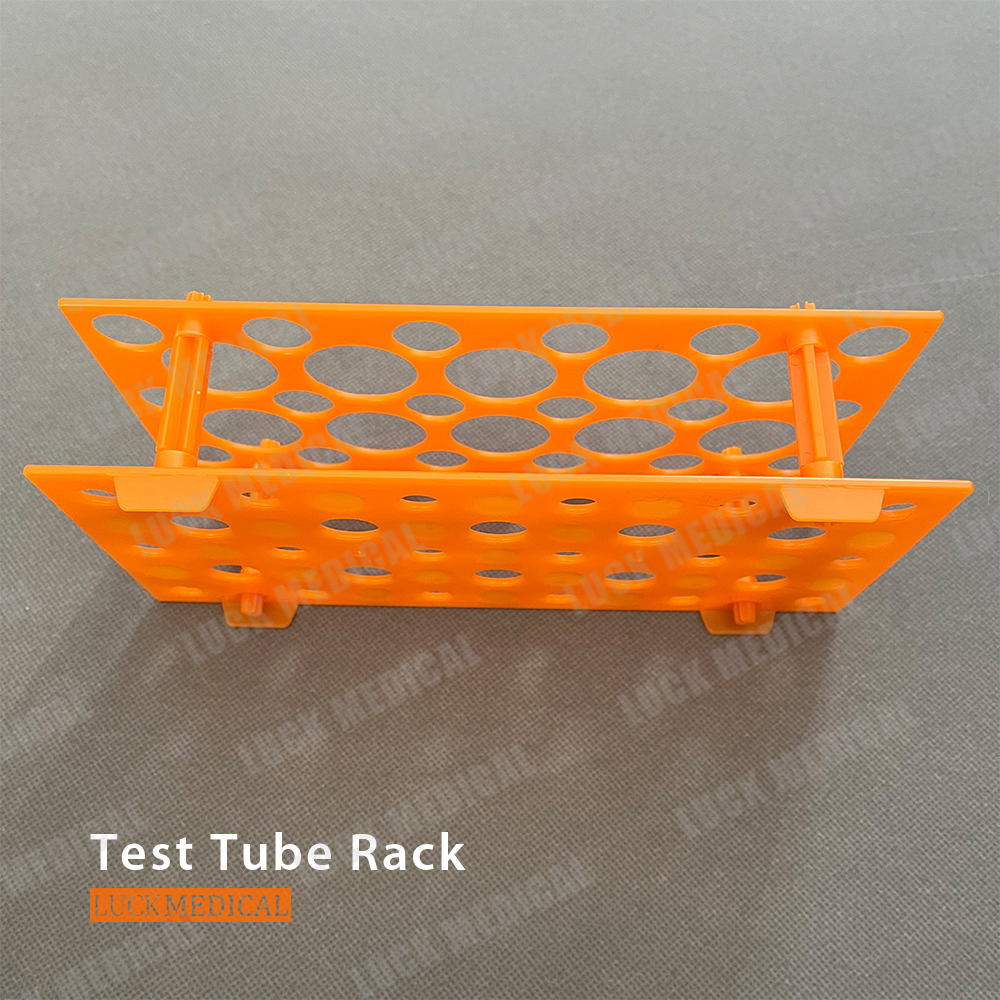 Test Tube Rack in laboratorio
