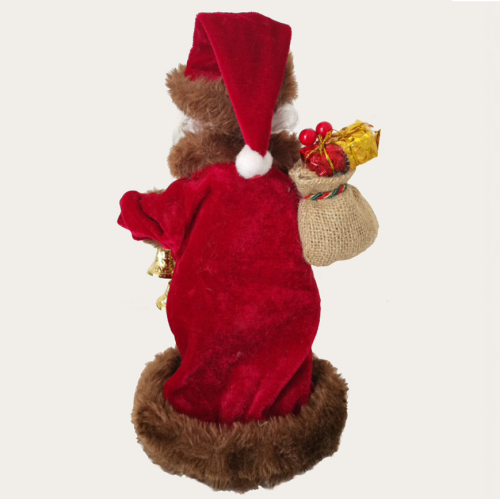 30CM SINGING SANTA CLAUS DECORATION