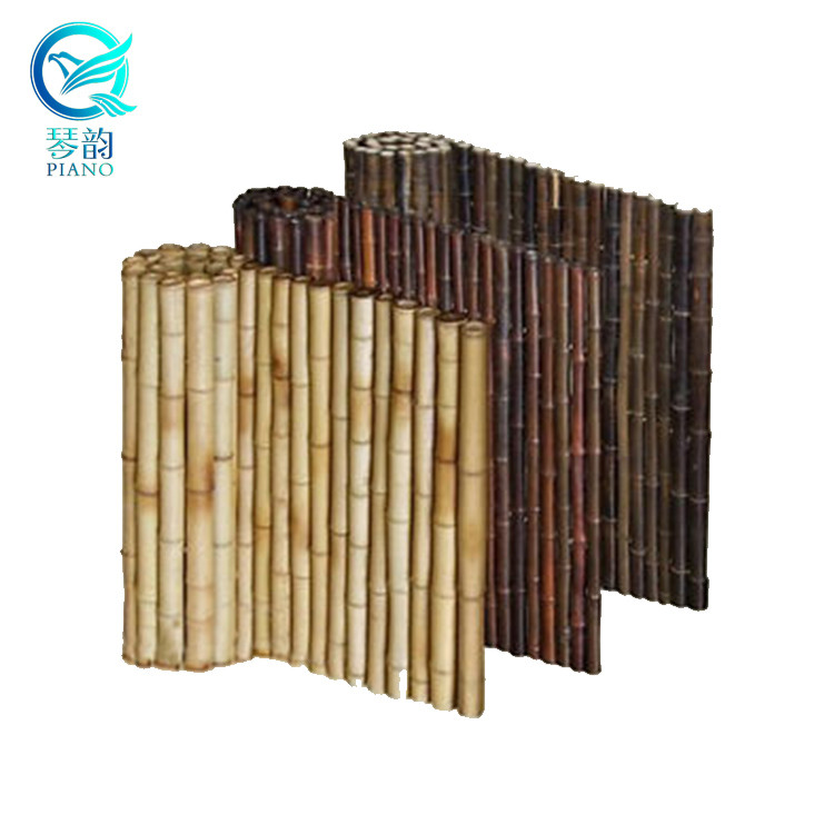plastic rope weaving bamboo spilt fence screen roll 4ft * 8 ft high for garden