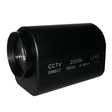 High-Quality 6-96mm 2-Motorized Zoom CCTV Lens
