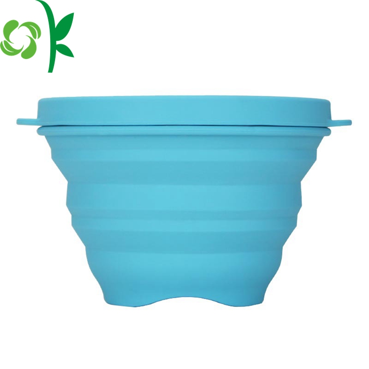 Food Container Silicone Collapsible Bottle With Lid