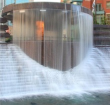 outdoor decrotive music garden water fall fountain