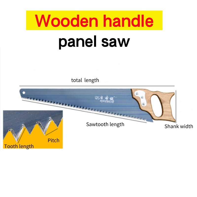 Factory Wholesale Hot Selling 450/500mm Wood Hand and Plastic Hand 20in Garden Hand Saw with Steel Blades