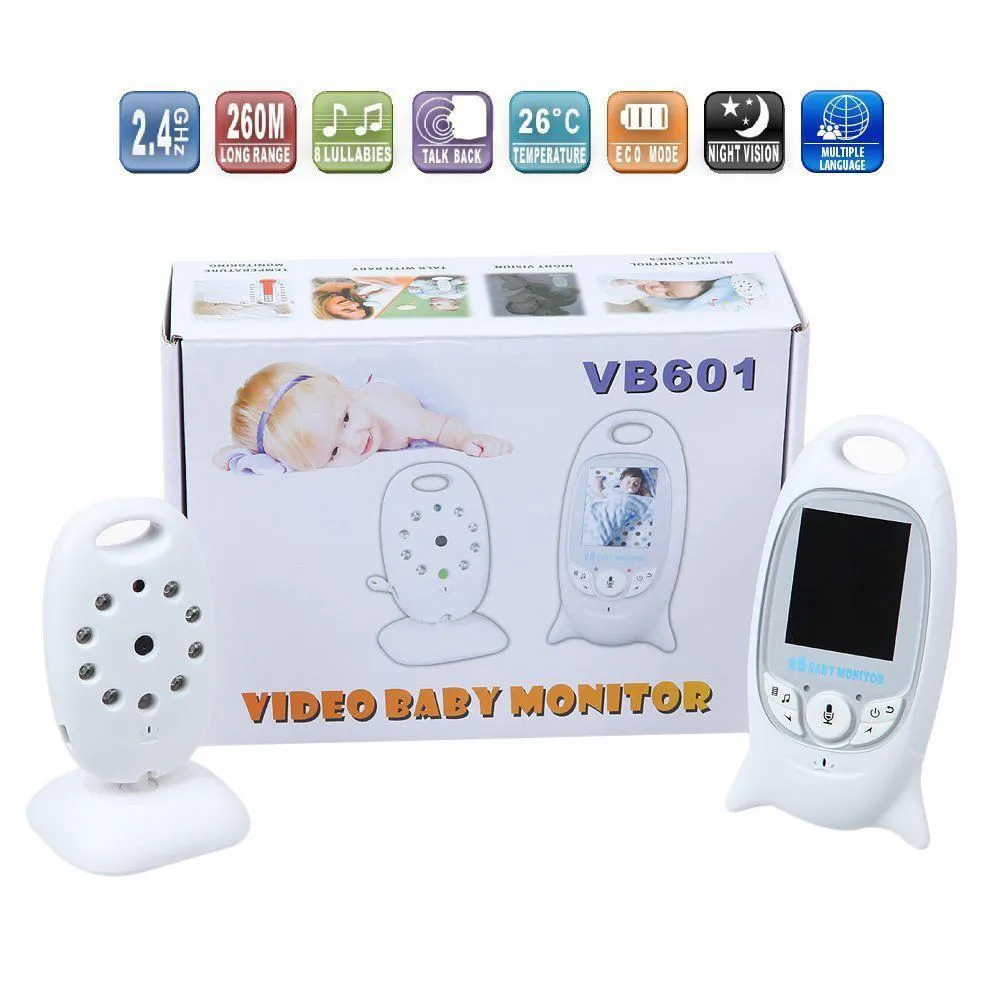 New Vb601 2.4G Wireless Baby Video Monitor Two-Way Talk Security