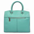 Leather Women Handbag Green Large Lady Business Bags