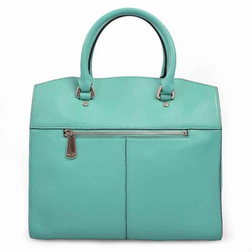 Sac à main pour femme en cuir Vert Large Lady Business Bags