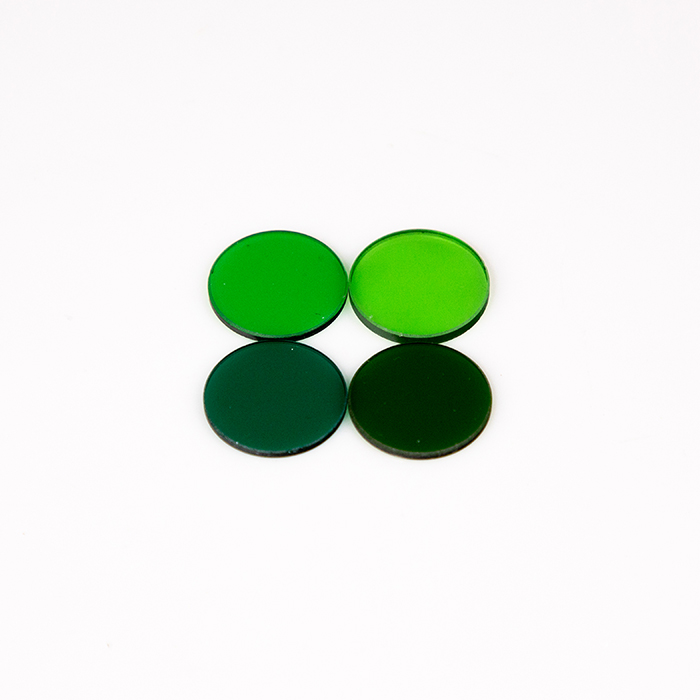 Γυαλί πράσινου φίλτρου Green filter glass