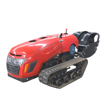 Crawler tractor with remote control