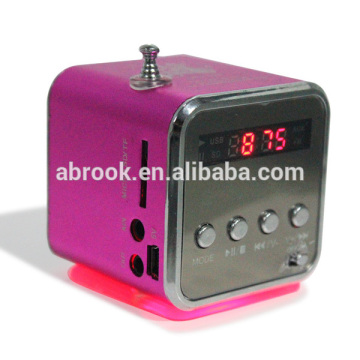 FM usb TF card music cube portable mini usb speaker