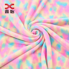 95% polyester Spandex Velboa Tie Dye Fabric
