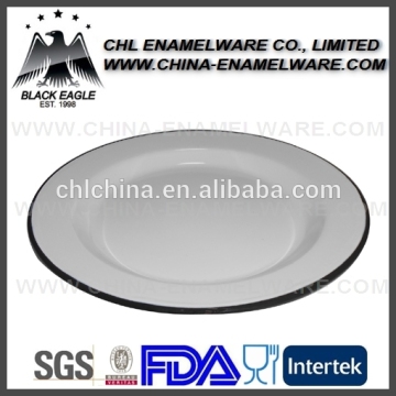 New design enamel tin plate with size assorted