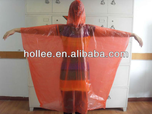 adult disposable rain poncho