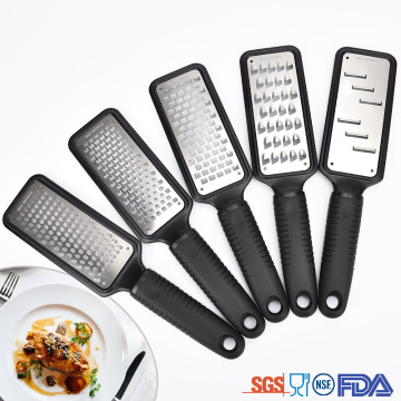 stainless steel vegetable garlic grater with plastic handle