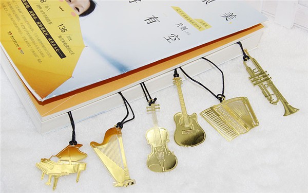 musical instruments bookmarks